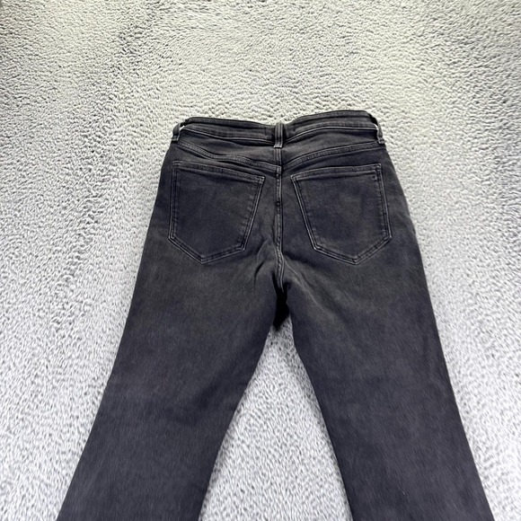 Madewell Kick Out Jeans Womens 28x28 Black Denim Cotton Curvy Straight Stretch - Picture 9 of 13